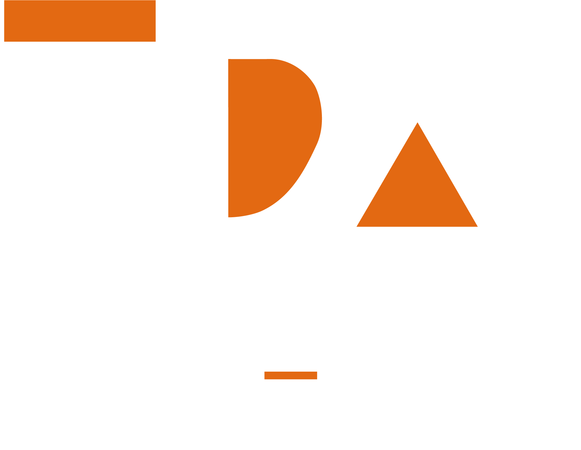 fda costruzioni progetto logo bianco